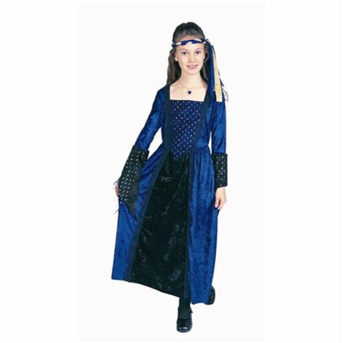 RG Costumes 91163-S Renaissance Girl Blue Costume - Size Child-Small Perspective: front