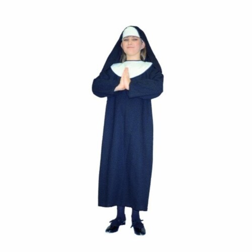 RG Costumes 91205-S Lil Sister Costume - Size Child Small 4-6 White Bib &  Headdress  Poplin Perspective: front