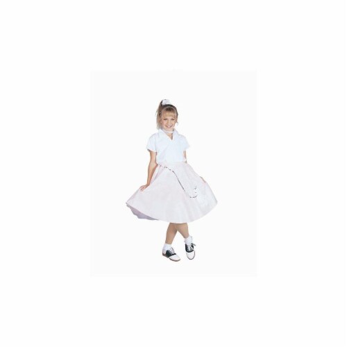 RG Costumes 91138-V-M Purple Poodle Skirt With Shirt Costume - Size Child-Medium Perspective: front