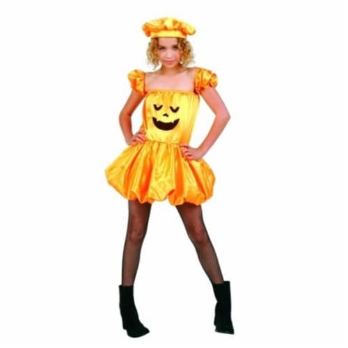 RG Costumes 91443-M Pumpkin Puff Costume - Size Child Medium 8-10 Perspective: front
