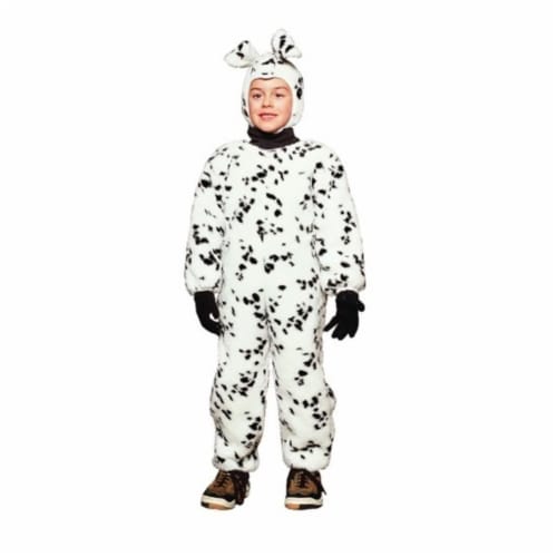 RG Costumes 70071-M Dalmatian Jumpsuit - Plush - Size Child-Medium Perspective: front
