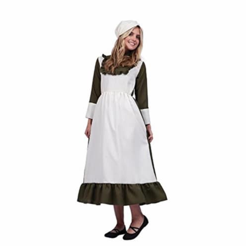RG Costumes 81366-M81366-M Emeline Colonial Peasant- Medium Perspective: front