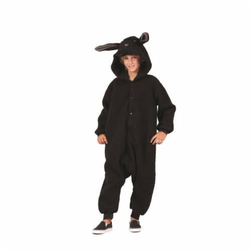 RG Costumes 40186 Wooly Black Sheep Child Costume - Large Perspective: front