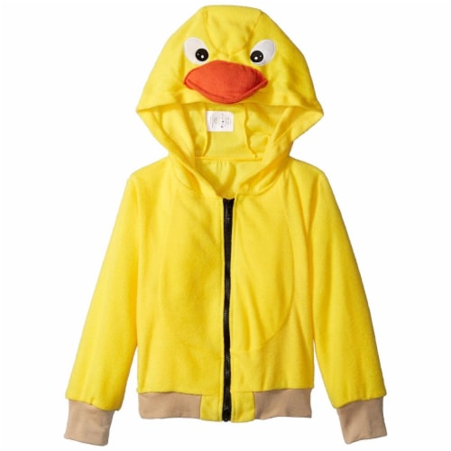 RG Costumes 40531-L Tub Time Ducky Child Hoodie Costume, Large - Yellow Perspective: front
