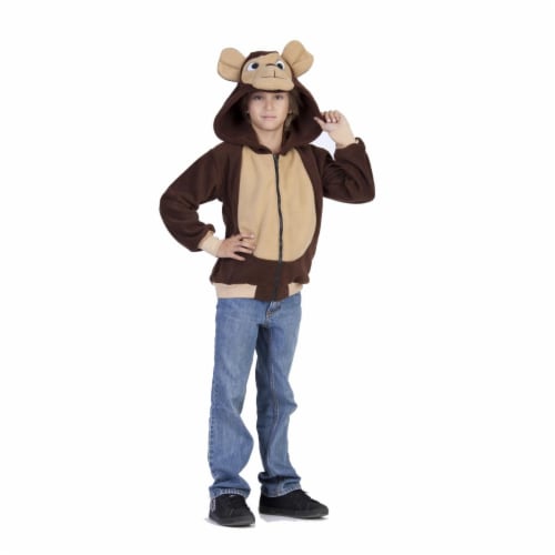 Rg Costumes Morgan Monkey Hoodie Child Costume&#44; Medium Costume Perspective: front