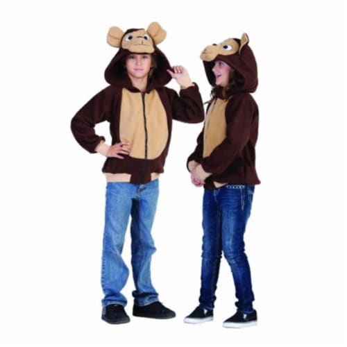 Rg Costumes Morgan The Monkey Hoodie Child Costume - Small Costume Perspective: front