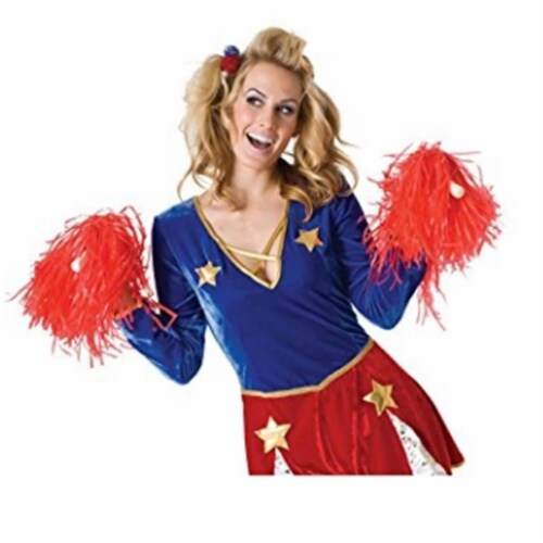 RG Costumes  Pom Poms - 2 Piece Red Perspective: front
