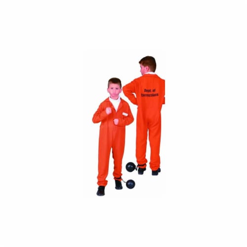 RG Costumes 90108-L Escaped Convict Costume - Size Child-Large Perspective: front