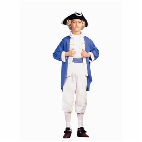 RG Costumes 90133-BL-L Colonial Captain - Blue Costume - Size Child-Large Perspective: front