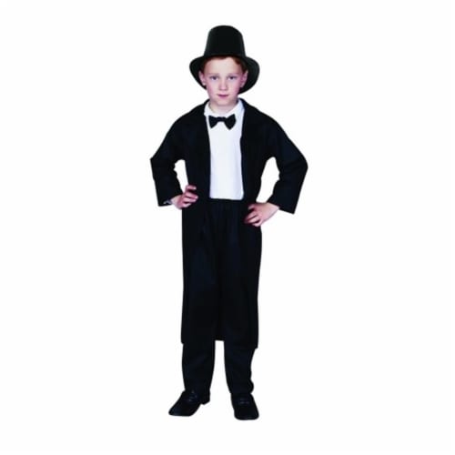 RG Costumes 90137-L Abraham Lincoln Costume - Size Child Large 12-14 Perspective: front