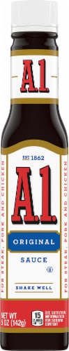 A.1. Original Sauce, Bottle Perspective: front