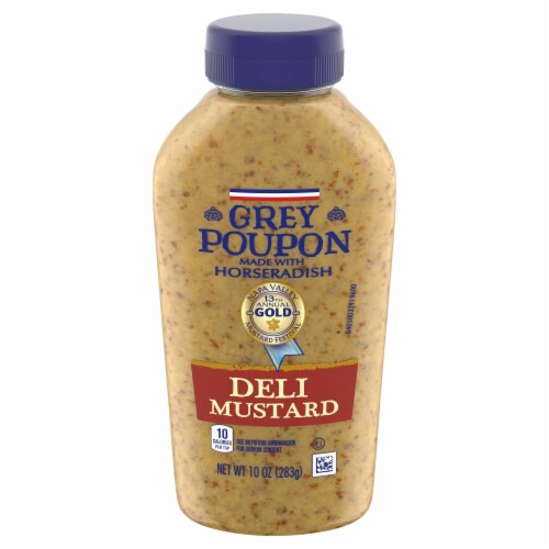 Grey Poupon Deli Mustard Perspective: front