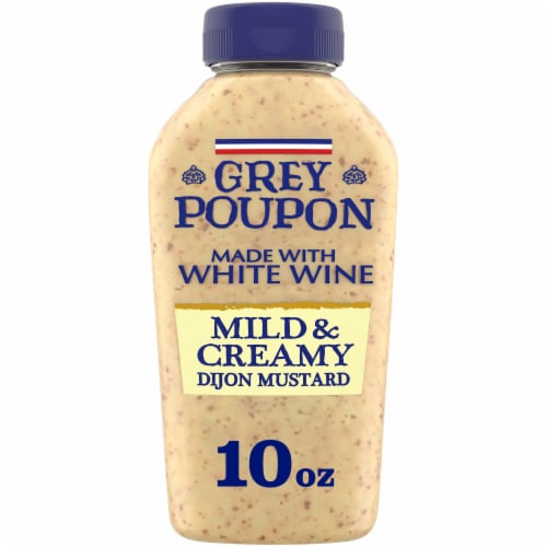 Grey Poupon Mild & Creamy Dijon Mustard Perspective: front