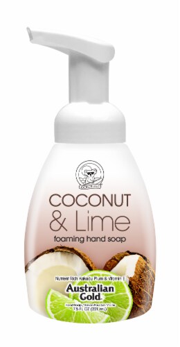 Australian Gold Coconut Lime Foaming Hand Soap Perspective: front