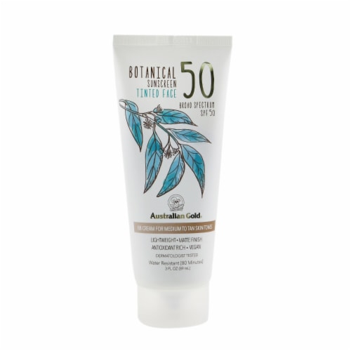 Australian Gold® Medium to Tan Tinted Botanical Sunscreen Perspective: front
