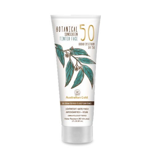 Australian Gold® Rich to Deep Tinted Botanical Sunscreen Perspective: front