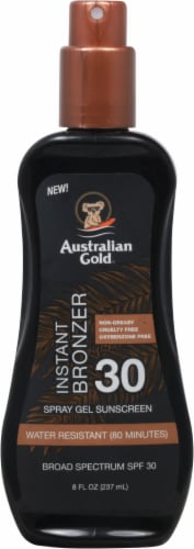 Australian Gold® Instant Bronzer SPF 30 Spray Gel Sunscreen