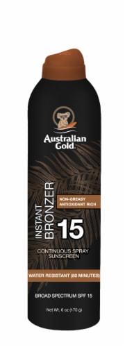 Australian Gold® Instant Bronzer Continuous Spray Sunscreen SPF 15