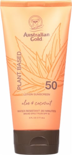 Australian Gold® Plant Based Aloe & Coconut Lotion Sunscreen SPF 50 Perspective: front