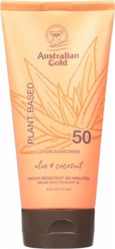 Australian Gold® Plant Based Aloe & Coconut Sunscreen 50, 6 fl oz - Food Stores