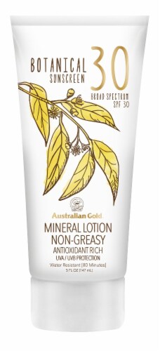 Australian Gold Botanical Sunscreen Mineral Lotion SPF 30 Perspective: front