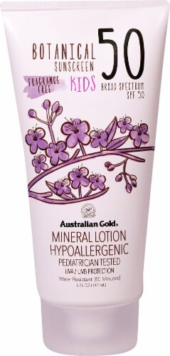 Australian Gold Botanical Mineral Lotion SPF 50, fl oz Baker's