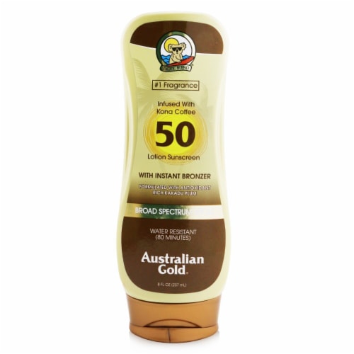 Australian Gold Lotion Sunscreen with Bronzer SPF 50, 8 fl oz - Mariano's