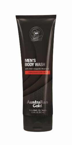 Australian Gold Sandlwood & Mint Men's Body Wash Perspective: front