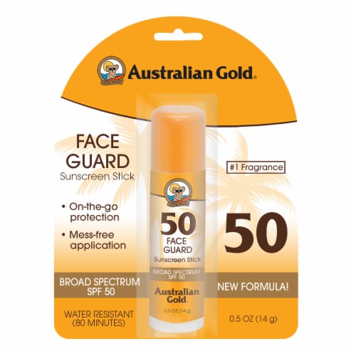 Australian Gold Face Guard Sunscreen Stick SPF 50 Perspective: front
