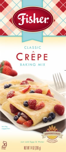 Fisher Classic Crepe Baking Mix Perspective: front