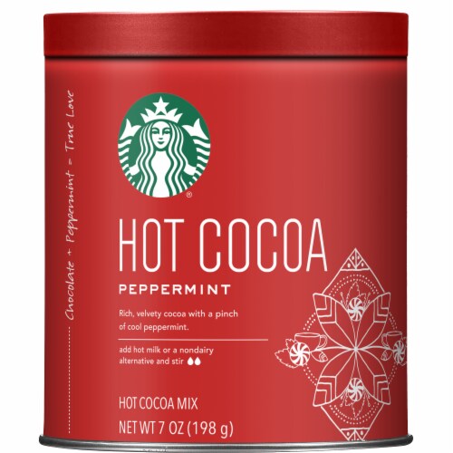 Starbucks® Peppermint Hot Cocoa Mix Perspective: front