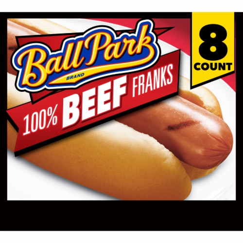 Ball Park® Original Length Beef Franks Perspective: front