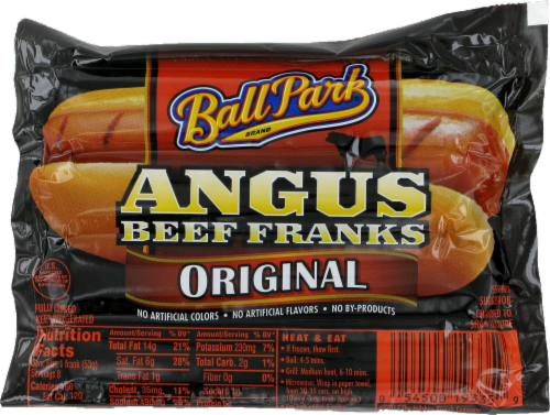 Ball Park Angus Beef Franks Perspective: front