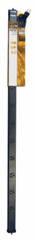 Prime Workshop 12-Outlet Metal Power Strip Perspective: front