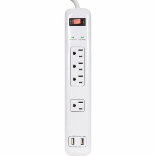 Prime 4 Outlet Surge W/Usb PB505104 Perspective: front