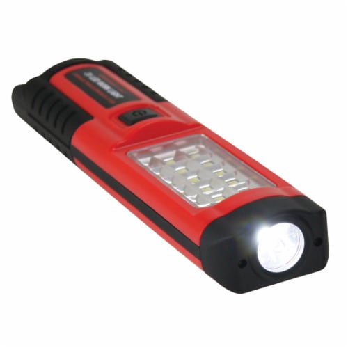 Prime 2-in-1 Collapsible 19-LED Worklight - Red/Black Perspective: front