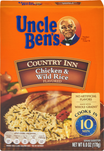 Uncle Ben's Country Inn Chicken & Wild Rice Perspective: front