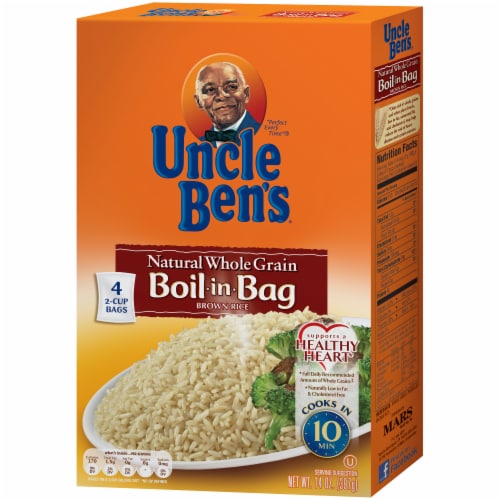 Uncle Ben's® Boil-in-Bag Natural Whole Grain Brown Rice, 14 oz - Kroger