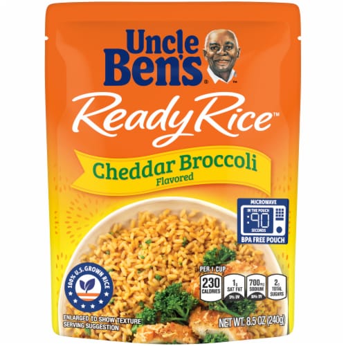 Uncle Ben's® Ready Rice Cheddar Broccoli Flavored Rice Perspective: front