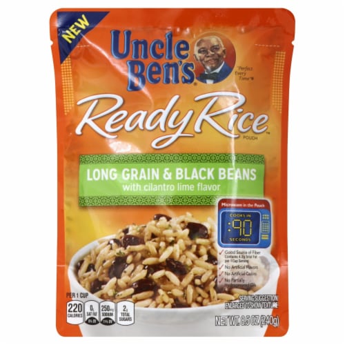 Uncle Ben's® Long Grain & Black Beans Ready Rice Perspective: front