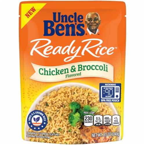Uncle Ben's Chicken Broccoli Ready Rice Perspective: front