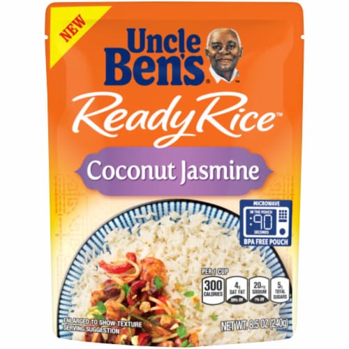 Uncle Ben's Ready Rice Coconut Jasmine Rice Perspective: front