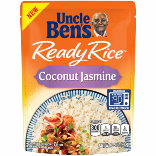 Uncle Ben's Ready Rice Coconut Jasmine Rice Perspective: front
