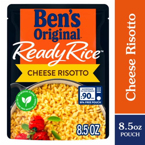 Ben's Original Risotto Cheese Flavored Rice, Easy Dinner Side, 8.5 oz Pouch Perspective: front