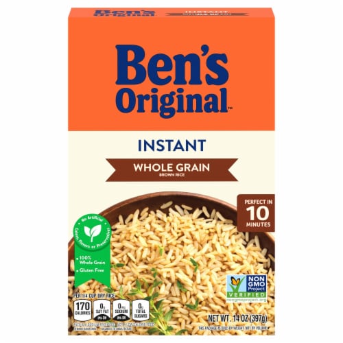 Ben's Original Instant Brown Rice Perspective: front
