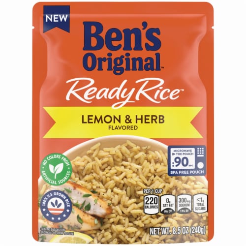 Ben's Original™ Lemon and Herb Ready Rice™ Perspective: front
