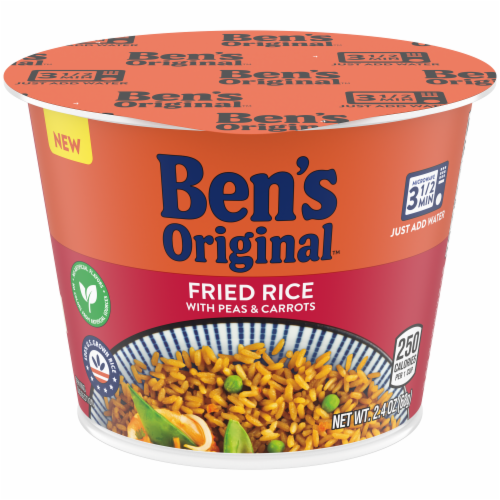 Ben's Original™ Fried Rice with Peas & Carrots Perspective: front