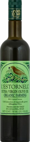 L'Estornell® Organic Farming Extra Virgin Olive Oil Perspective: front