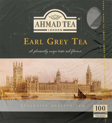 Ahmad Tea London Earl Grey Tea Bags Perspective: front
