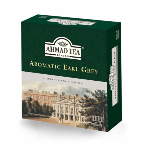 AHMAD TEA AROMATIC EARL GREY 100 CT Perspective: front
